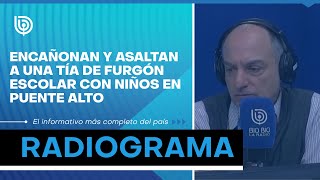 Encañonan y asaltan a una tía de furgón escolar con niños en Puente Alto