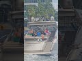 beautiful luxury jacht full of girls in miami fl cruising the miami river