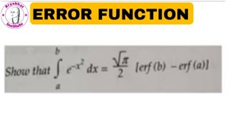 Error Function | Engineering Maths-2 | Problem 5 | SPPU