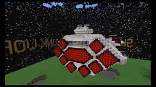 Movecraft Battleship Build Video: The Wayfarer