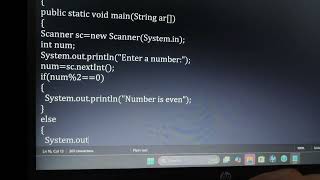 Java programs check the number even or odd... #programming #java