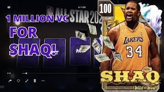 I Million VC to Get 100 Overall Shaq in NBA 2K24 MyTeam!
