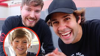 SURPRISING MY LITTLE BROTHER WITH MR.BEAST!!