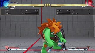 スト5AE ブランカ 無敵技への反撃トリガーコンボ(ダイナモ) SF5 AE BLANKA Punish EXDP COMBO VT1