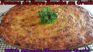 Koman Mwen fe  Pomme de terre rache au gratin/ Potato Au Gratin Video #36