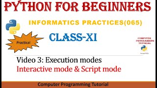 Class XI ~ Interactive & Script mode in Python ~ How to open Python IDLE? Change Font Size of IDLE.