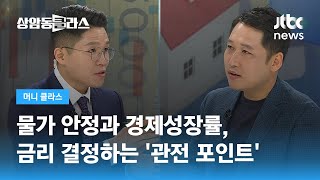 물가와 경기...금리를 결정하는 두 가지 '관전 포인트'  / JTBC 상암동 클라스