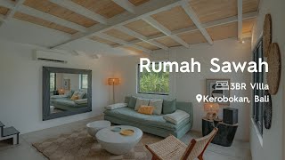 Rumah Sawah: Beautiful 3BR Stylish House w/ Jacuzzi Next Umalas