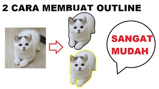 Cara membuat outline di coreldraw dengan cepat