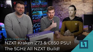 NZXT Kraken Z73 \u0026 C850 PSU! The 5GHz All NZXT Build!