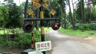 【ミニ踏切】佐倉草ぶえの丘鉄道