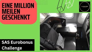 SAS Eurobonus ►Die 1 Million Punkte Challenge ✈️ (für 15 Skyteam Flüge)