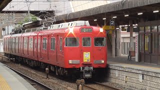 名鉄6000系6008F 7656Cレ普通知多半田 大江駅発車