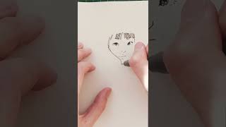 ink sketch｜fineliner + pentel brush pen|daily drawing practice #art