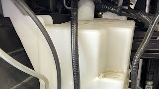 How to replace the windshield wiper fluid tank / reservoir on a 2016 Nissan Rogue