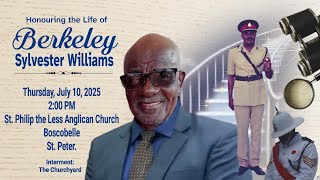 Honouring the Life of Berkeley Williams