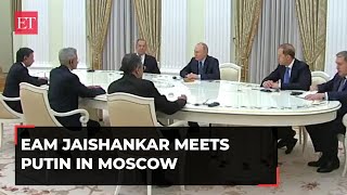 EAM Jaishankar meets Russian Prez Putin in Moscow, says 'India-Russia trade surpasses USD 50 bn'