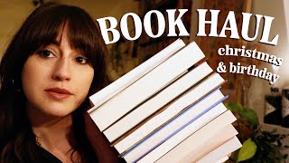 cozy december book haul 🕯️🌹 christmas & birthday books