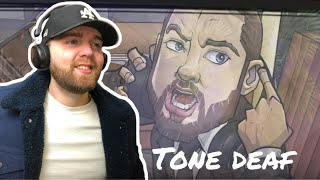 [Industry Ghostwriter] Reacts to: Eminem- Tone Deaf (Lyric Video) This is dope af!! Who made this?!