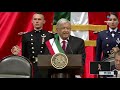 el presidente lópez obrador explica la 4ta transformación ante el congreso toma de posesión