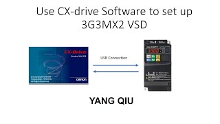 Use CX drive software to set up Omron 3G3MX2 VSD