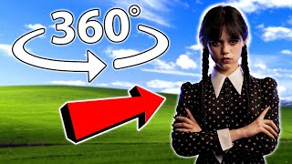 360° Wednesday Addams Finding Challenge But it's 360° degree video | VR