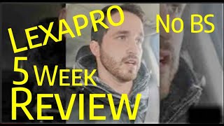 Lexapro 5 week review. NO BS