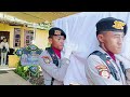 UPACARA PEMAKAMAN KEDINASAN ALM PURN SERMA MARSELINUS NAY, OLEH POLRES TTS-NTT