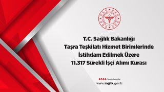 Taşra Teşkilatı Hizmet Birimlerinde İstihdam Edilmek Üzere 11.317 Sürekli İşçi Alımı Kurası 1. Gün