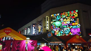 【Walking 杭州 70】 4K 2025 武林ナイトマーケット、D11美食城 杭州嘉里中心 Wulin Night Market (250101)