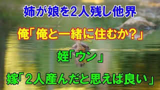 【感動する話】姉が娘を2人残し他界。俺「俺と一緒に住むか？」姪「ウン」嫁「2人産んだと思えば良い」