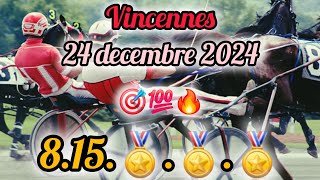 ♦️Direction Quinte demain Vincennes🎖24/12/2024