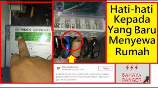 Cara Kenalpasti Curi Elektrik Pada Rumah Sewa | Cara Trace Meter TNB Bypass