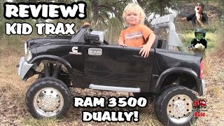 KID TRAX Dodge RAM 3500 Dually Longhorn REVIEW!!
