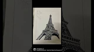 Eiffel Tower Paris drawing￼..✍️