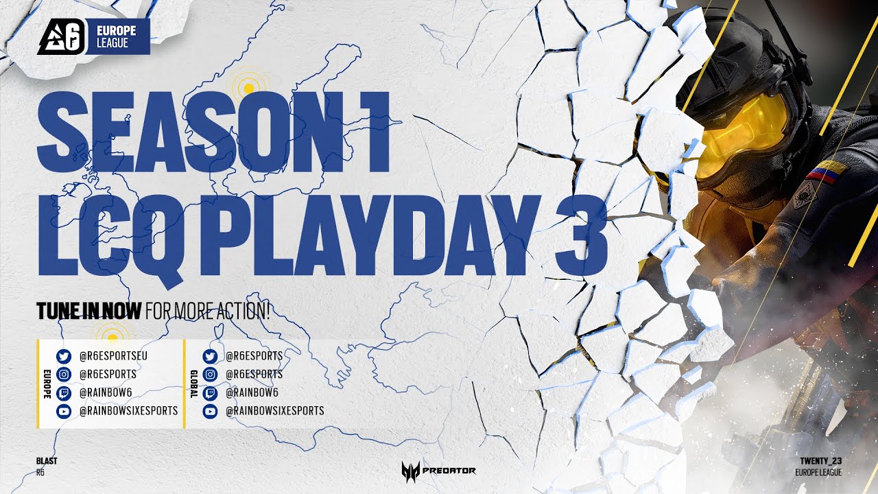 Blast R6 European League Stage 1 Lcq Day 3 Youtube