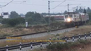 18463 AND 18464 PRASHANTI EXPRESS TRAINS COMPILATION | #scr | INDIAN RAILWAYS