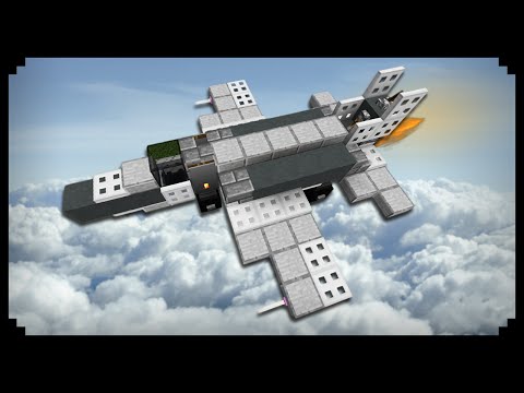 ✔ Minecraft: How to make a Fighter Jet ✔ Minecraft: How to make a Fighter Jet