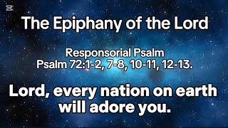 Res. Psalm  Lord, every nation on earth will adore you.