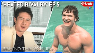 [Exclusive] Heated Rivalry ep 5 behind the scenes with Connor Storrie & Hudson Williams