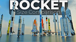 Rocket Size Comparison | 3D π 2024 | 3D Real Scale | 3D Comparison