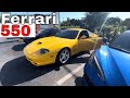 Ferrari 550 Maranello V12 With Tubi Exhaust Sounds Amazing Hitting 6500RPMS!