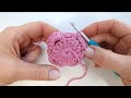 how to crochet a rose granny square step by step tutorial us terms