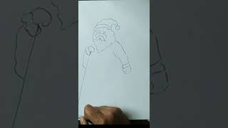 How to Draw Santa Claus| #christmasdrawing,#santaclausdrawing,#shortsvideo,#viralvideo,