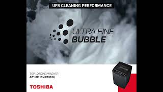 Toshiba Top Load Washing Machine - The Great Wave + UFB \u0026 Soft-Close Lid - (10.5KG) - AW-DUK1150HM