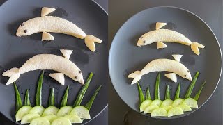 Banana Dolphin Decoration ideas / Fruit Plate Decoration / Fruit Cutting & carving tricks /Fruit Art
