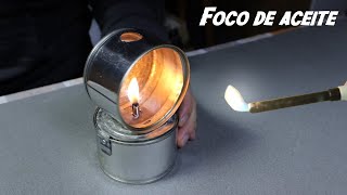 Como Hacer Velas de aceite vegetal con Latas