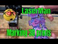 Marking 3D prints with the Flying Bear LaserMan Laser Cutter