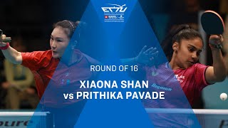 HIGHLIGHTS | XIAONA SHAN vs PRITHIKA PAVADE | CCB Top 16 Europe Cup 2025 Round of 16