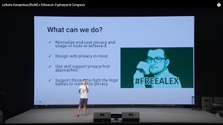 Lefteris Karapetsas [Rotki] x Ethereum Cypherpunk Congress